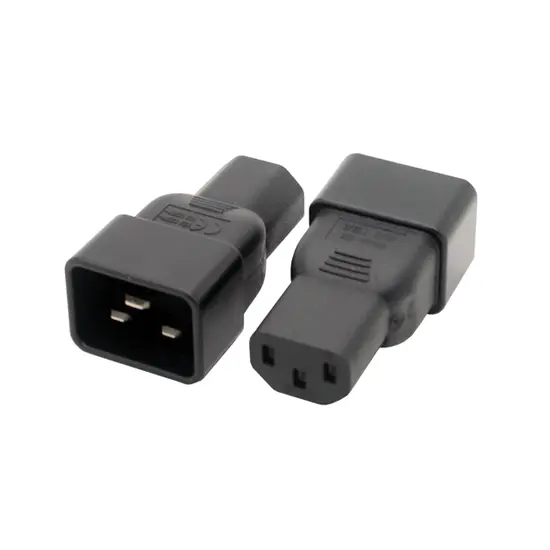 C20 to C13 Power Adapter - High-Current IEC Connector Converter