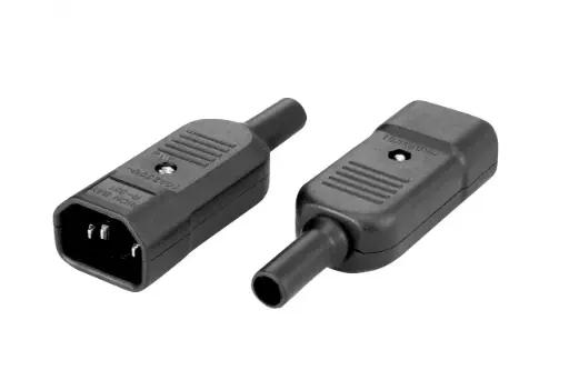 [C14-rewire] IEC 60320 C14 Rewireable Plug - Heavy-Duty Power Connector for Custom Installations