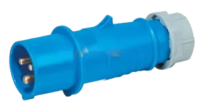 [QX260] IEC 60309 32A Single Phase Plug (IP44) - Heavy-Duty Industrial Power Connector